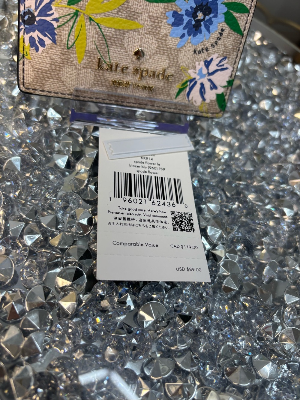 Kate Spade Spade Flower Small Slim Card Holder NWT - Picture 4 of 12